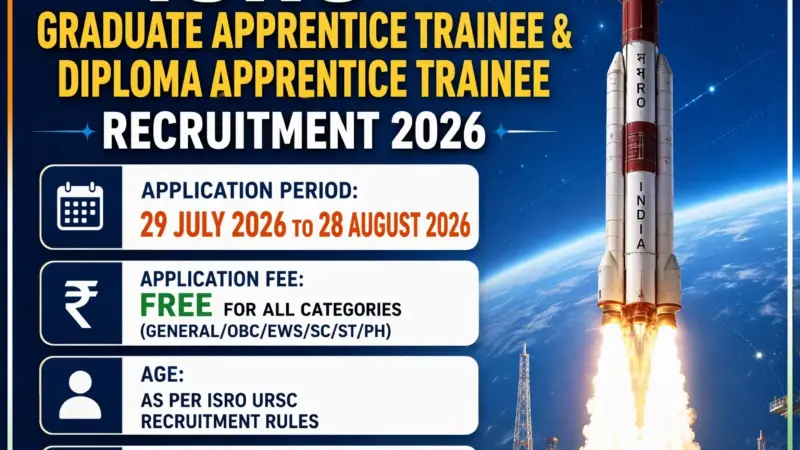 ISRO URSC Apprentice Online Form 2026